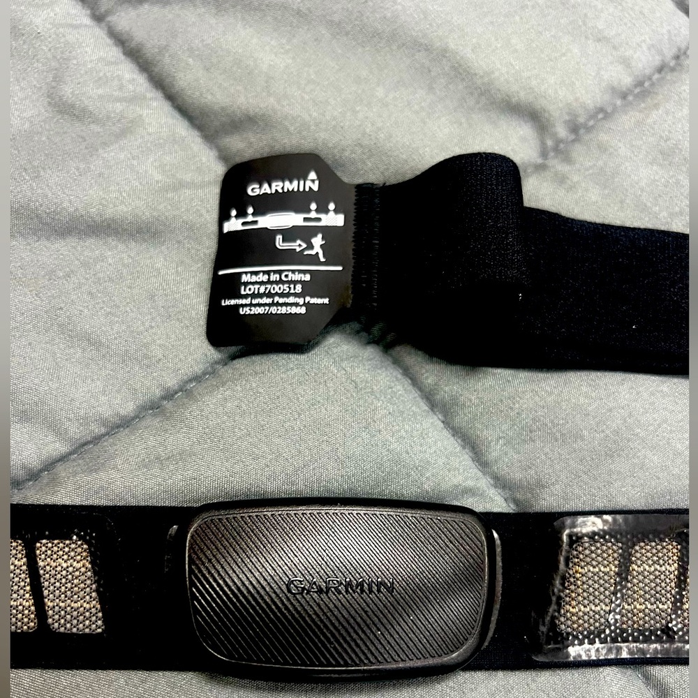 Garmin hear rate monitor chest strap